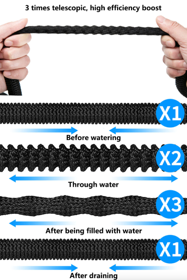 4X Stronger Deluxe Expandable Flexible Garden Hose Water Hose 25, 50, 75, 100FT - Image 2