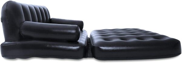 SOFA AIRBED 5 in 1 INFLATABLE DOUBLE COUCH LOUNGER MATTRESS BLOW UP - Image 3