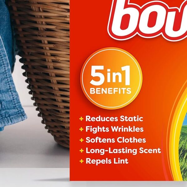 Bounce Dryer Sheets Laundry Fabric Softener, Outdoor Fresh, 240 Count - Image 3