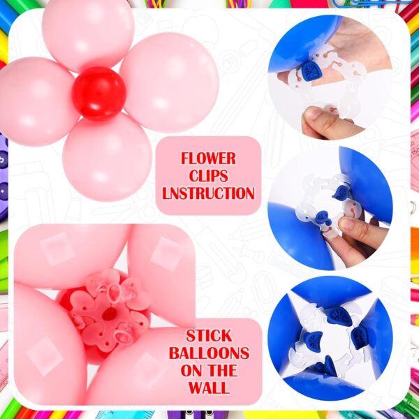 204Pcs Back to School Balloon Stand Kit – Pencil, Crayon & Latex Balloons for Classroom Party Decor - Image 3